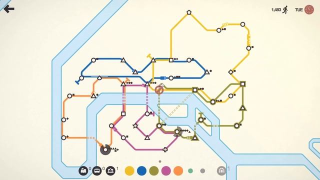 Mini Metro #2 ►Paris - High Score 3000+ Strategy And Tips◀ [1080p 60 FPS] Gameplay