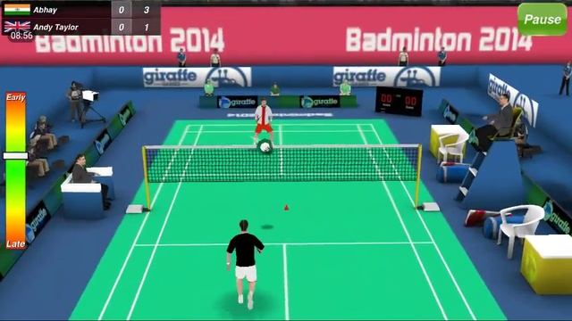 Badminton 3d android gameplay. смотреть онлайн