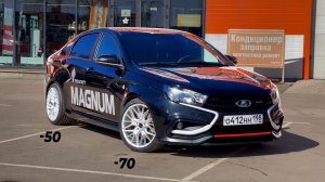 Идеальный баланс высоты и красоты - R18 на Лада Веста и изменения в подвеске!