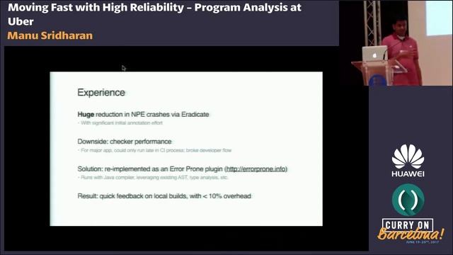 Manu Sridharan - Moving Fast with High Reliability Program Analysis at Uber смотреть онлайн