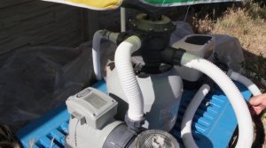 Каркасный бассейн.ОБОРУДОВАНИЕ(фильтр,хлоргенератор-озонатор)Часть 1