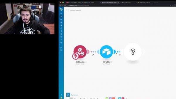 Интерграция Weblik.bot и Airtable при помощи Integromat
