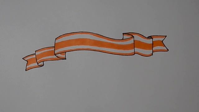 Как ПРОСТО нарисовать ГЕОРГИЕВСКУЮ ЛЕНТУ К 9 МАЯ, Рисуем Просто/798/draw The St. GEORGE RIBBON
