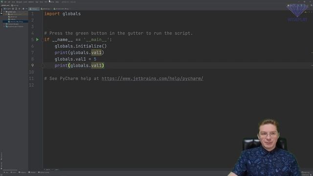 Глобальные переменные Python смотреть онлайн