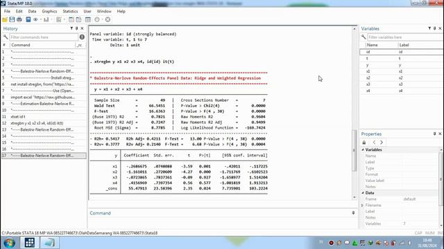 ncappc With R Software & xtregbn With STATA 18 смотреть онлайн