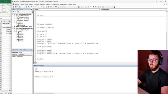 #22 Aula Arrays Dinâmicos VBA Excel смотреть онлайн