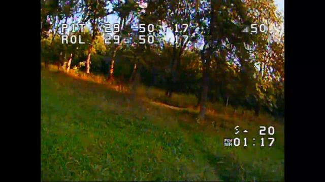 Funny FPV flight on glade Essentuki №4 смотреть онлайн