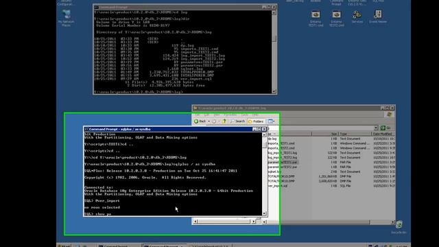 Oracle - Datapump Import full example смотреть онлайн