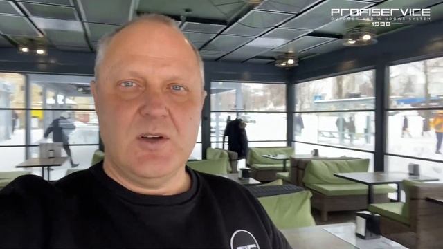 Остекление павильона вертикально-подъемными(гильотинными) системами смотреть онлайн