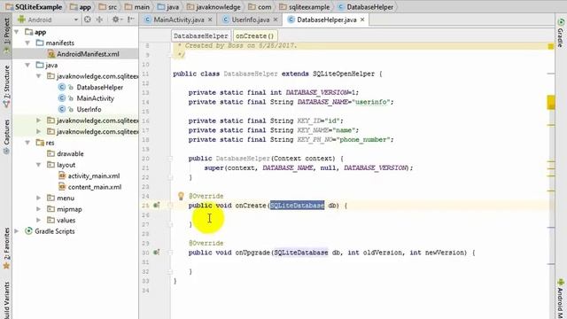 Android SQLite example Part-1 Bangla Tutorial смотреть онлайн