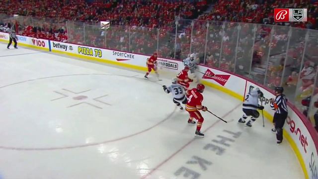 Philip Danault dishes from behind the net to Viktor Arvidsson who ties the game in the third. смотреть онлайн