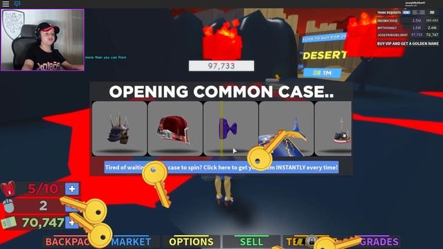 NEW CASE SIMULATOR + ADMIN CODES FOR THE 50,000 PET | Case Simulator Roblox смотреть онлайн