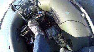 Сом на эхолоте LOWRANCE Mark-5x Pro (снято на Sony HDR-AS20)