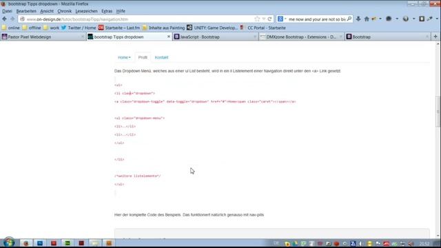 Bootstrap 3 (deutsch) "Navigationen" смотреть онлайн