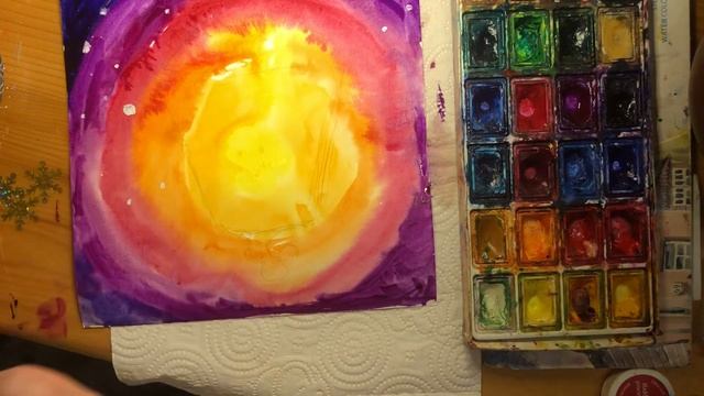 Новогодняя открытка. Фонарик. Рисование детям. Рисовать легко. смотреть онлайн