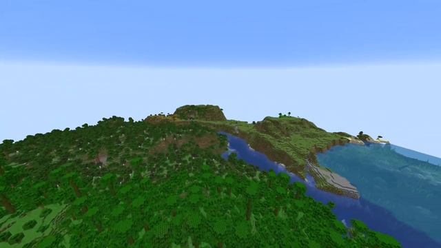 Minecraft 1.18-1.19 massive jungle island with 2 villages seed for java смотреть онлайн