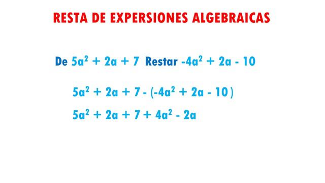 RESTA DE EXPRESIONES ALGEBRAICAS Super fácil - Para principiantes смотреть онлайн