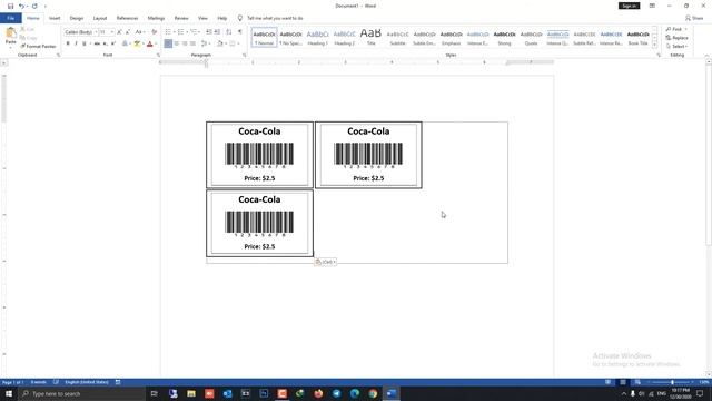 How To Create Barcode In Microsoft Word | Easy Generate Barcode
