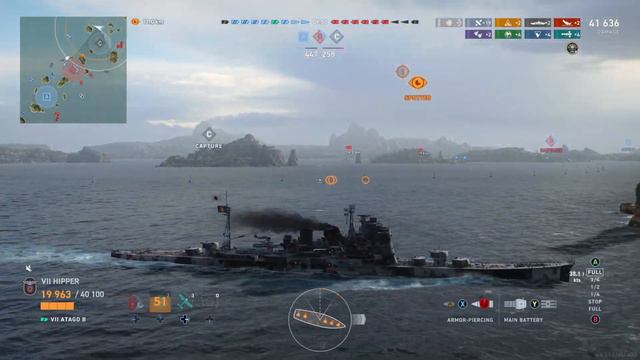 Atago - Still a Beast (World of Warships: Legends Xbox Series X 4K) смотреть онлайн