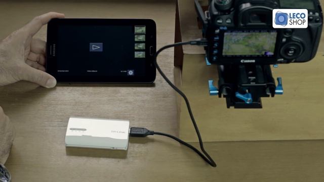 Monitor WI-FI com TP-Link TP MR 3040 e DSLR Controller смотреть онлайн