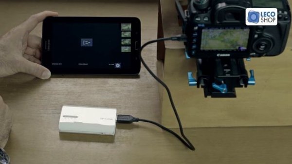 Monitor WI-FI com TP-Link TP MR 3040 e DSLR Controller