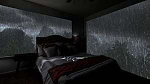 Очень Сильный Дождь и Гром в Тихом Фермерском Доме - Поспите в Глубокой Изоляции и Расслабьтесь