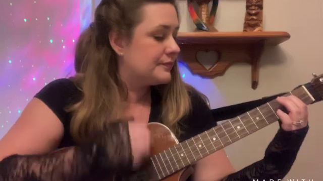 I Hate Myself For Loving You - baritone ukulele cover смотреть онлайн