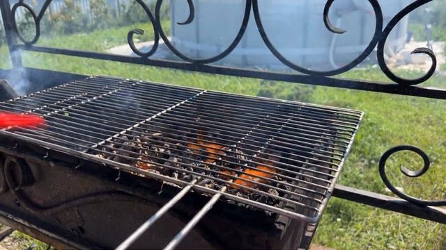 Невероятное Мясо по-французски на мангале с Дымком. смотреть онлайн