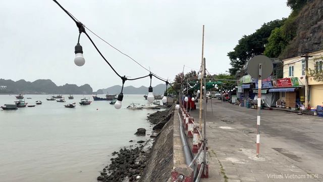 4K HDR | Cat Ba Town Walk | Vietnam Walking Tour 2023 - Binaural Sound смотреть онлайн