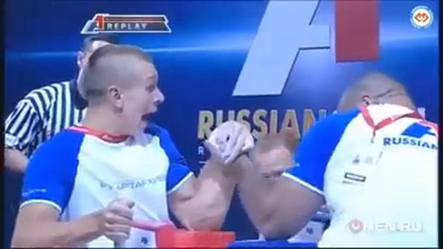 Амбал 110кг с Кавказа vs Олежка Жох 70кг с Украины смотреть онлайн