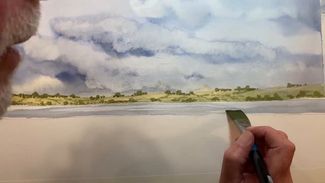 Charles Evans - painting detail without going into detail! Watercolour. смотреть онлайн