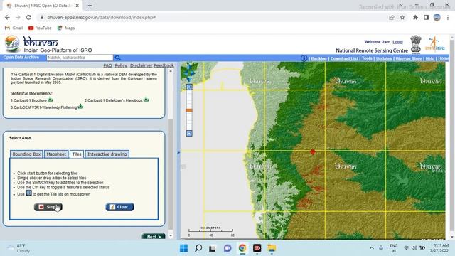 How to download DEM data from the Bhuvan Portal of India #bhuvanindia #cartosat1 #elevationdata смотреть онлайн