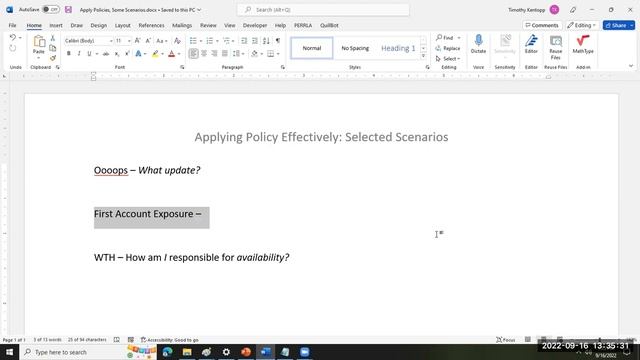 InfoSec Policy Scenarios 16 September 2022 смотреть онлайн