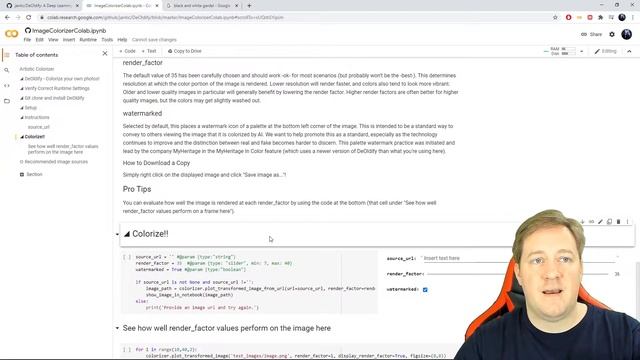 #10 Su 1er Projecto: Darle Colores a una Foto en Blanco y Negro con DeOldify y Colab -AprenderPytho смотреть онлайн
