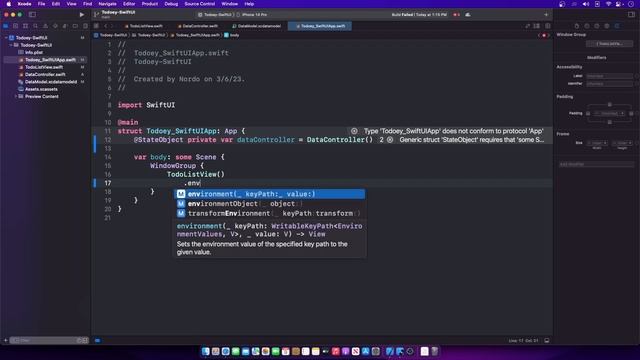 To-Do App (Todoey) in SwiftUI - Part 5A - Core Data смотреть онлайн