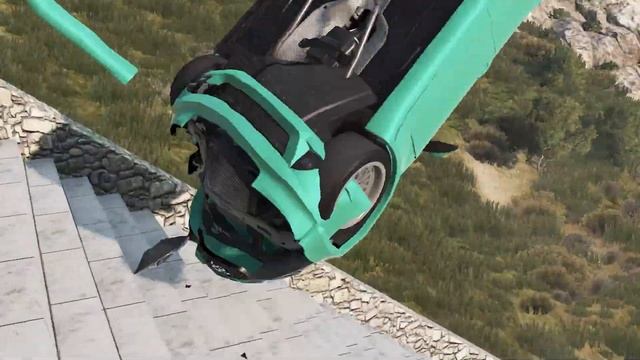 Cars vs Stairs ▶️ BeamNG Drive смотреть онлайн