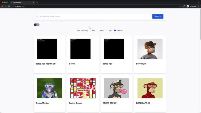 How to Build your Own NFT Explorer with Moralis React SDK (Article Demo) смотреть онлайн