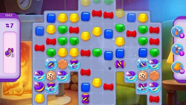 HomeScapes Level 1962 No Boosters (14 Moves)