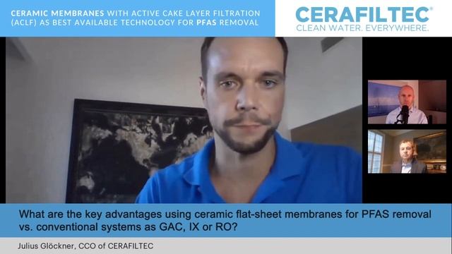 Ceramic membranes for PFAS Removal - ? 4/4 with Julius Glöckner, CCO of CERAFILTEC Germany смотреть онлайн