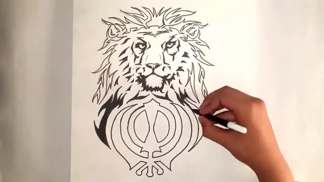 Making sketch of Khanda смотреть онлайн