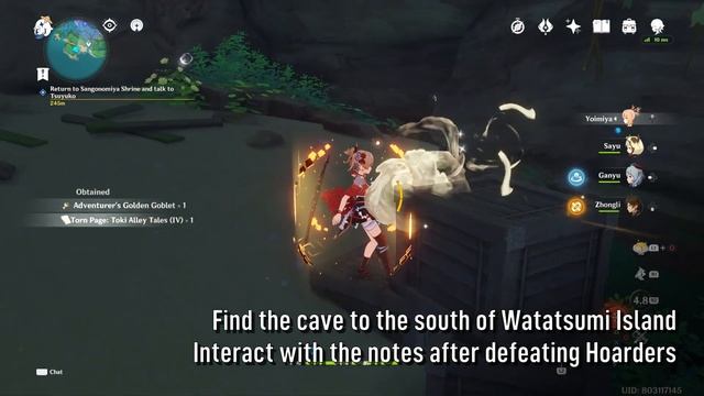 Granny Komaki Quest Day 1 and 2 plus Watatsumi Dig Chest [Genshin Impact 2.1] смотреть онлайн