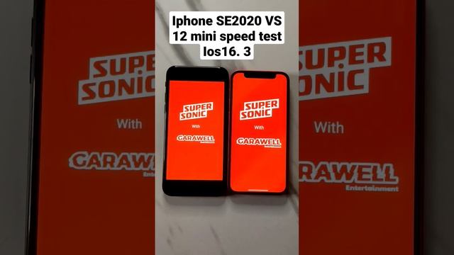iphone SE2020 VS 12mini Speed test Ios16.3 смотреть онлайн