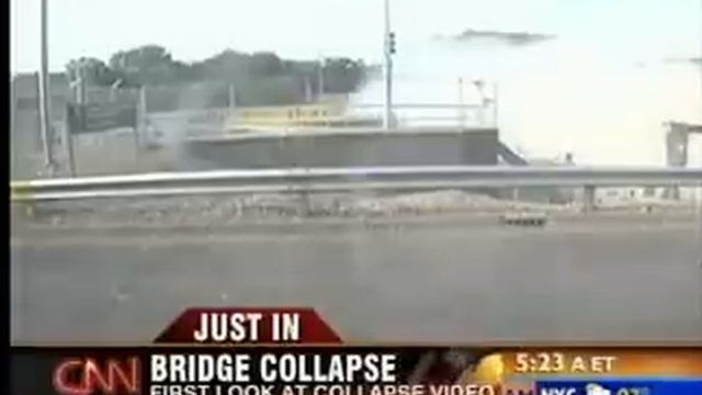 35W Bridge Collapse LIVE VIDEO ACTUAL Minneapolis Minnesota смотреть онлайн