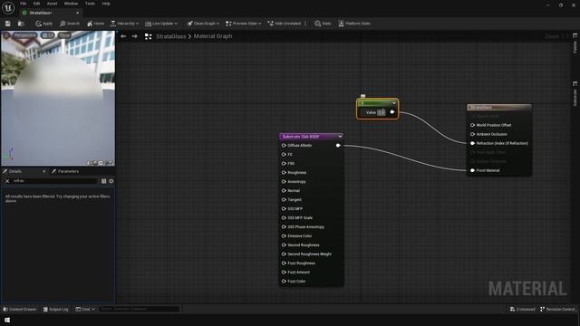 How to Make Glass in Unreal Engine 5 | Substrate Materials Tutorial смотреть онлайн