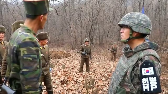встреча офицеров северной Кореи и южной Кореи смотреть онлайн