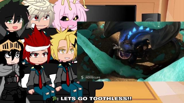 BNHA//MHA react to Toothless Vs Bewilderbeast//GC//HTTYD смотреть онлайн