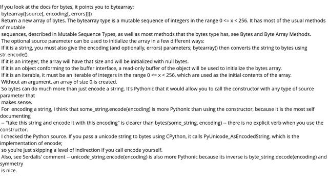 Best way to convert string to bytes in Python 3? смотреть онлайн