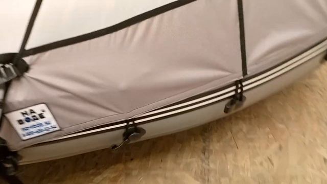 Установка носового тента на лодку. Изготовление тентов. смотреть онлайн