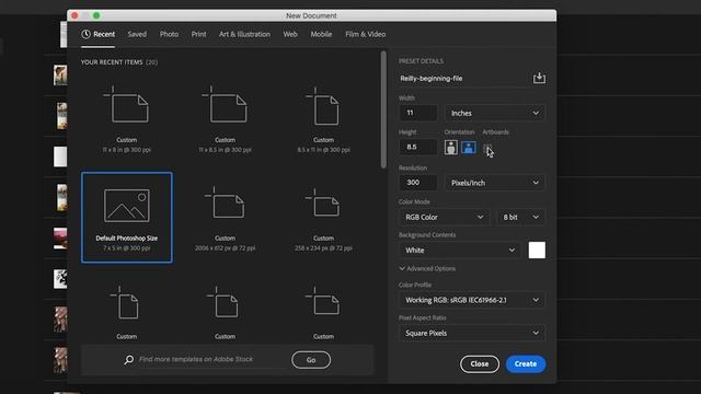 How to Make a New Photoshop File смотреть онлайн