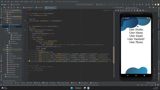 ?Flutter Firebase Tutorial #14- User Data / User Profile смотреть онлайн